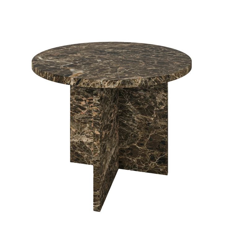 Table d'appoint marron imperial